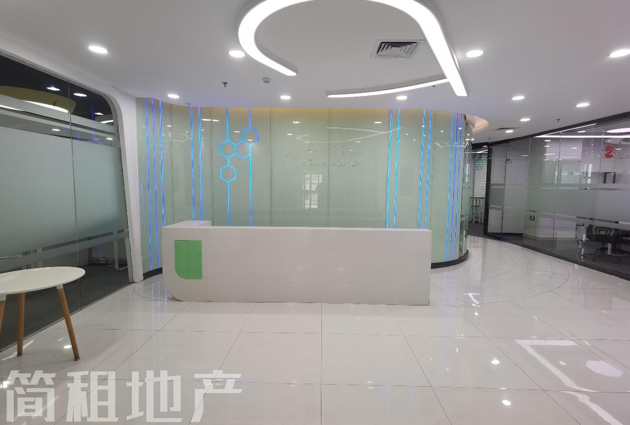 龙华中心 一手业主直租 精装修带家私汇海广场拎包办公_简租地产
