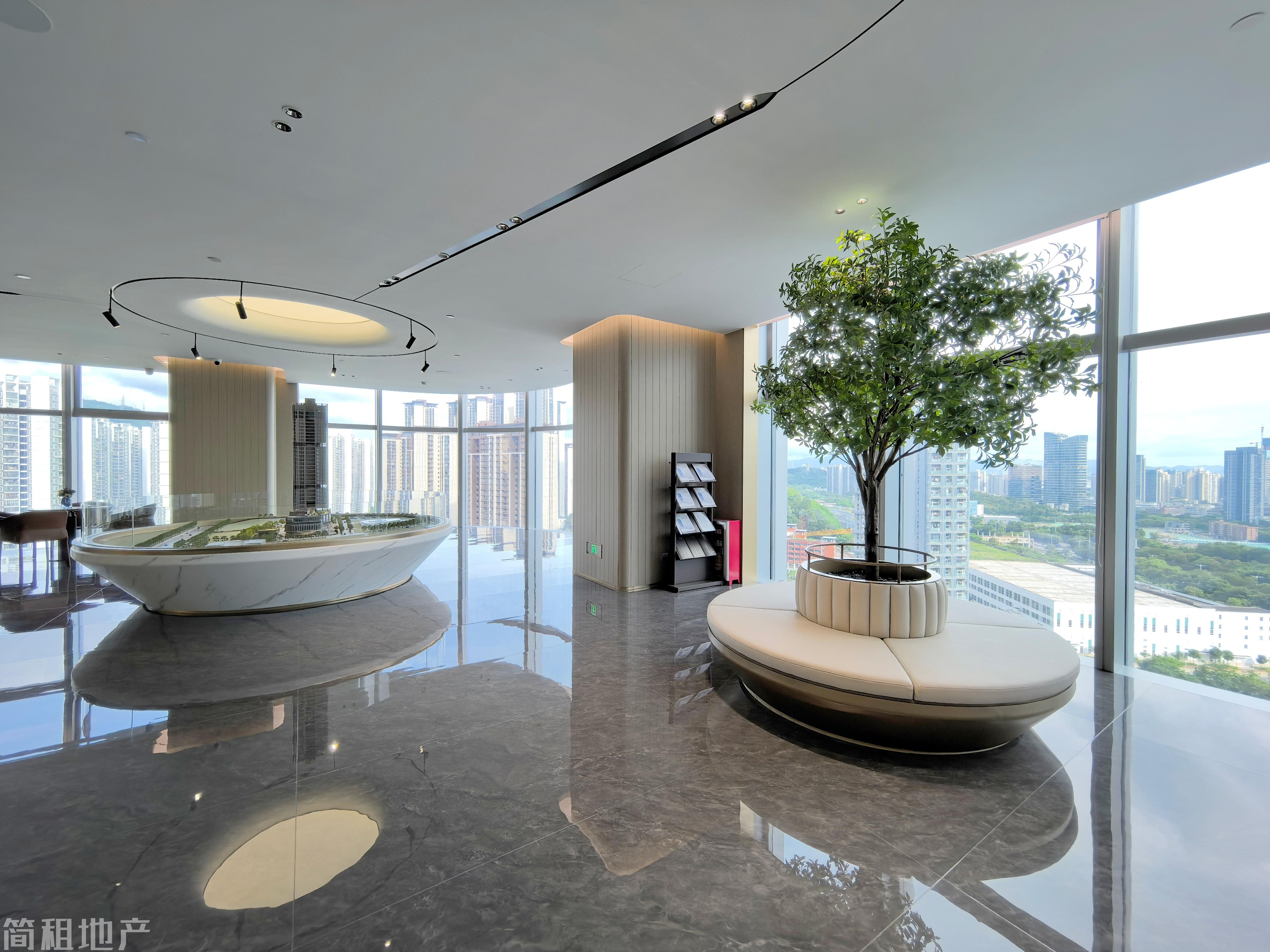 华侨城百万样板间出租 寰侨商务大厦豪装642平 电梯口带家私_简租地产