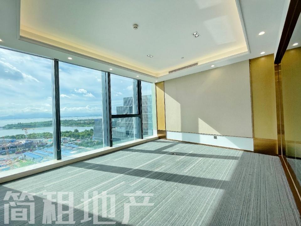 看海景单位 后海总部基地 带公共配套 一手直租 中铁南方总部大厦
