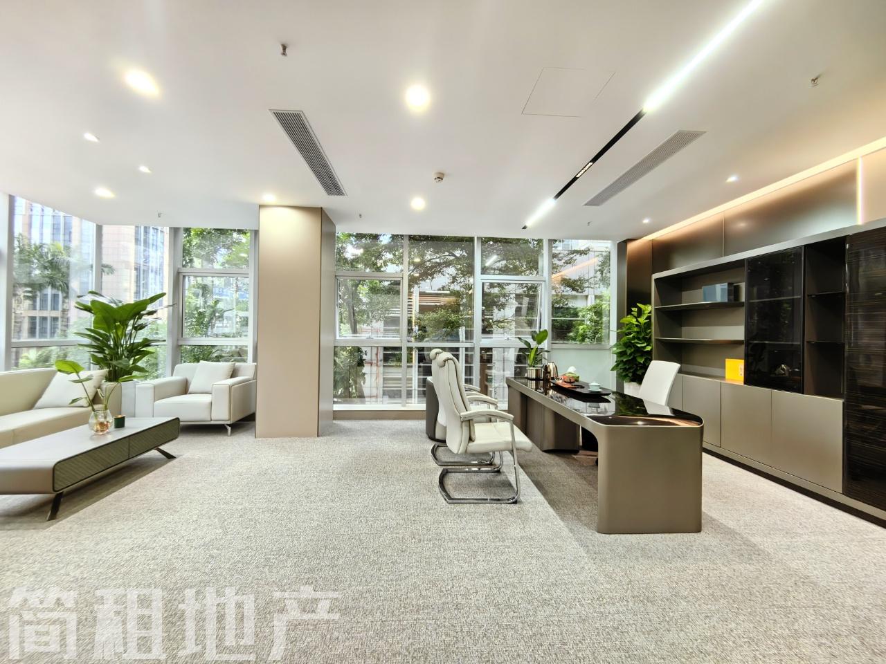 福田CBD中心新华保险大厦全新精装修带家私 双地铁拎包办公