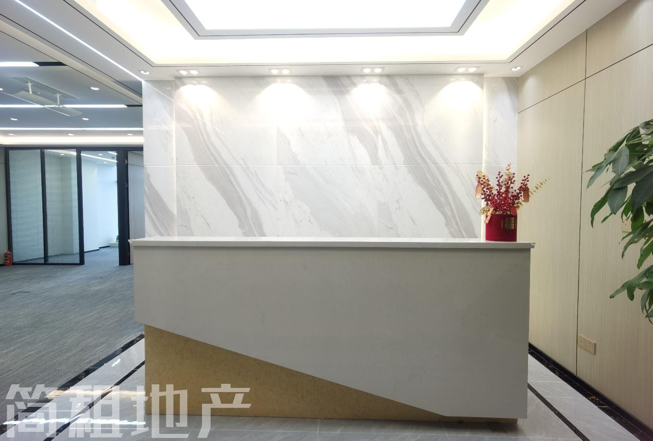电梯口 空调24小时可开放 上梅林地铁口精装228平