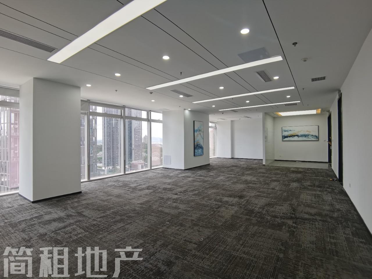 双面采光户型 近地铁 新楼 侨城一号广场 24小时空调