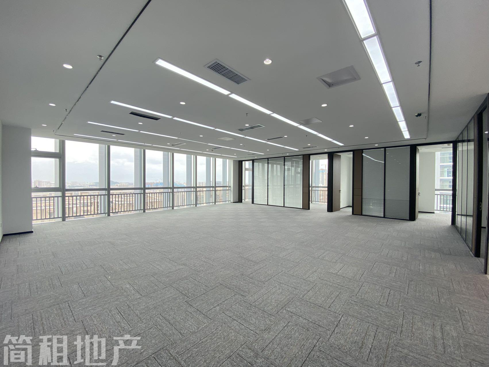 高区双面采光 沙井甲级写字楼 万科星辰高区精装443平