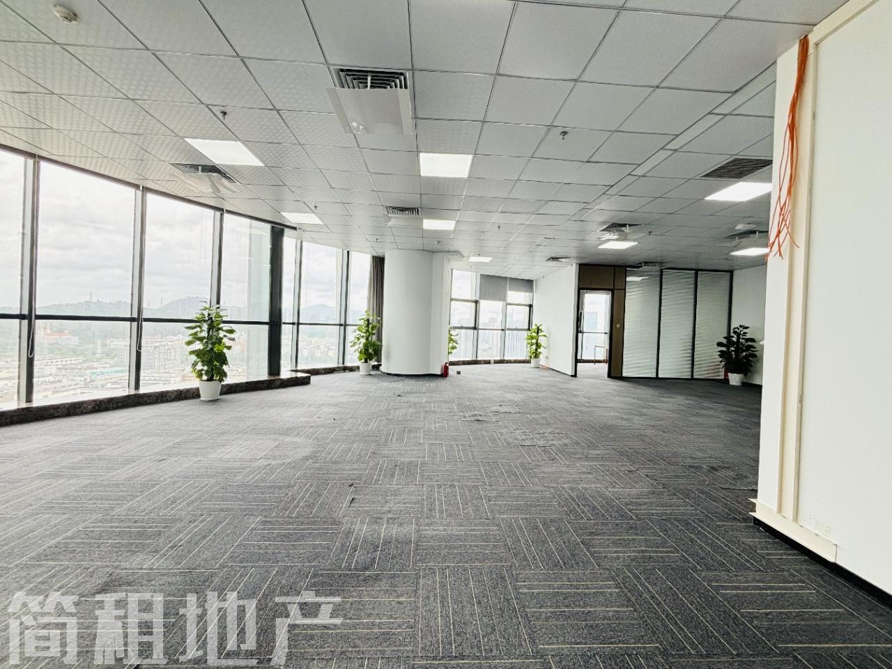 5号线洪浪北地铁上盖 勤诚达大厦精装303平 落地窗