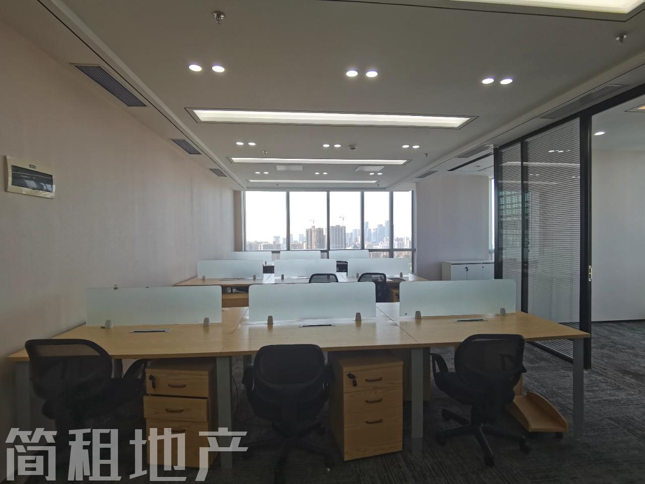 带部分家具 可配齐家具 地标建筑 中洲控股中心 带共享配套 配套成熟