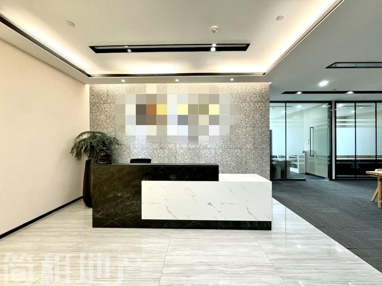 隔间大 电梯口 一手直租 香江金融中心 地铁口物业