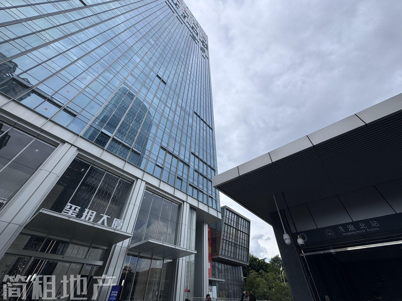 5号线洪浪北地铁上盖 玺玥大厦精装202平使用率65%