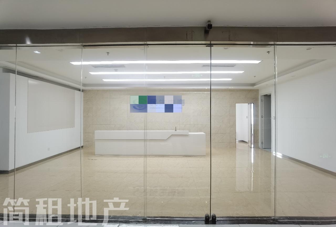 大前台 正电梯口 芒果网大厦一手业主房产证面积 高使用率 腾讯旁