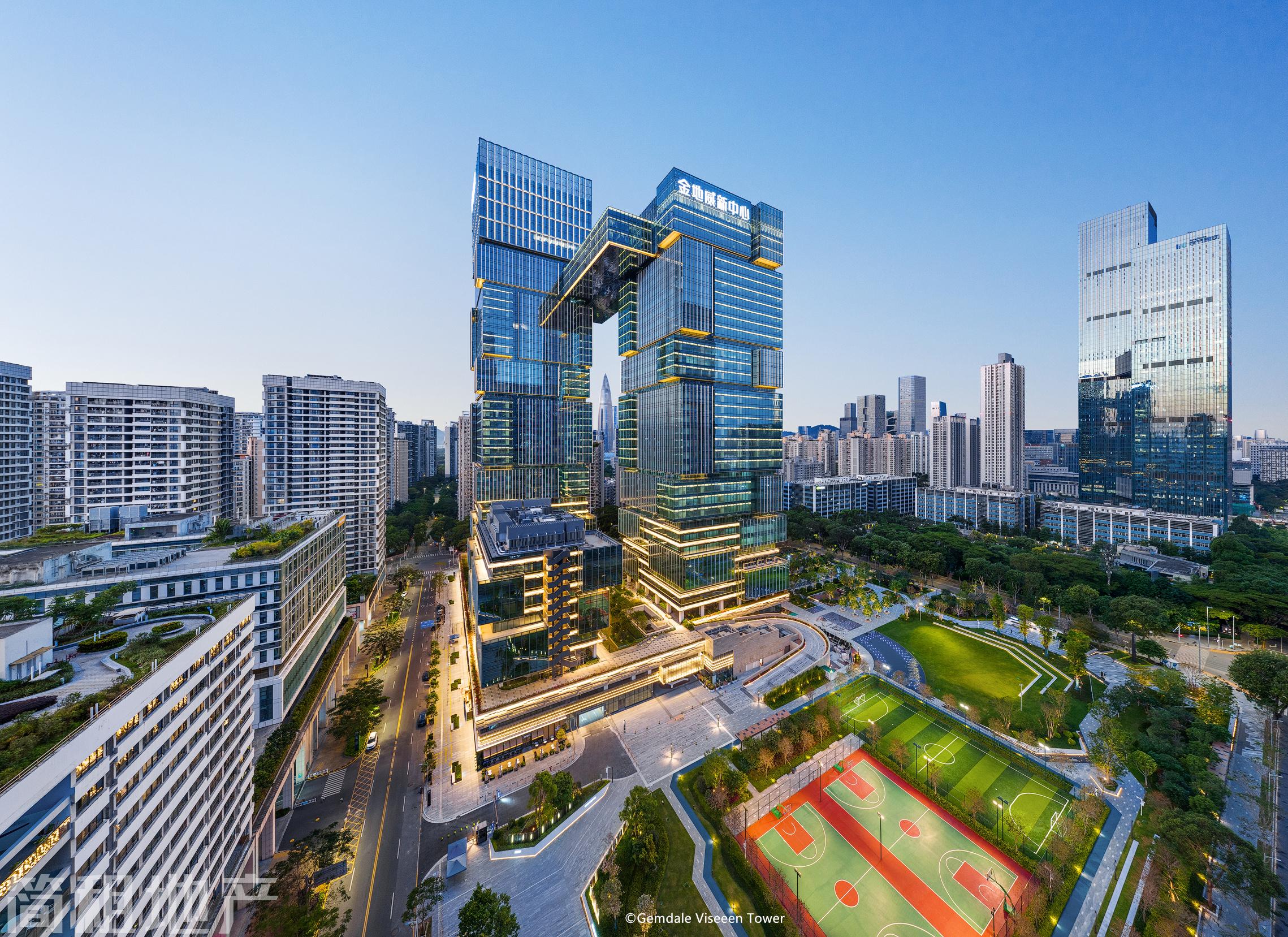 毛坯带吊顶 大小均有 地标建筑 金地威新中心  一手直租