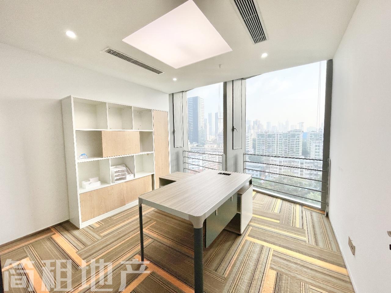 东南朝向,双面采光,电梯口,全新装修,公用会议室 劲嘉科技大厦_简租地产