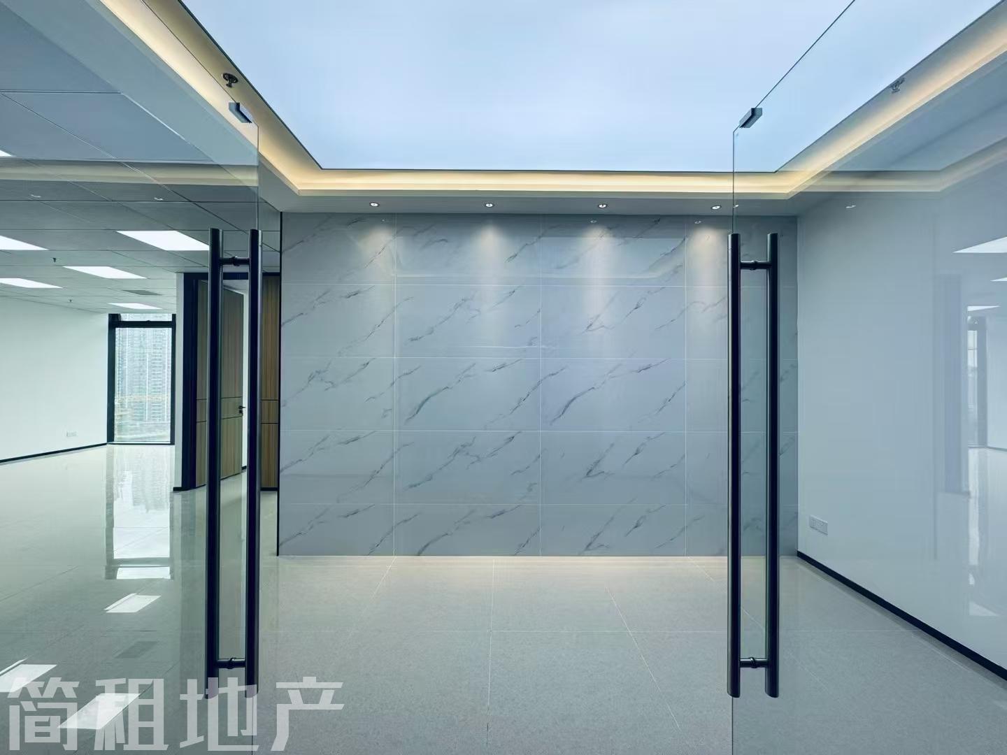 电梯口 前台大 精装 塘尾股份商务大厦 新楼环境好