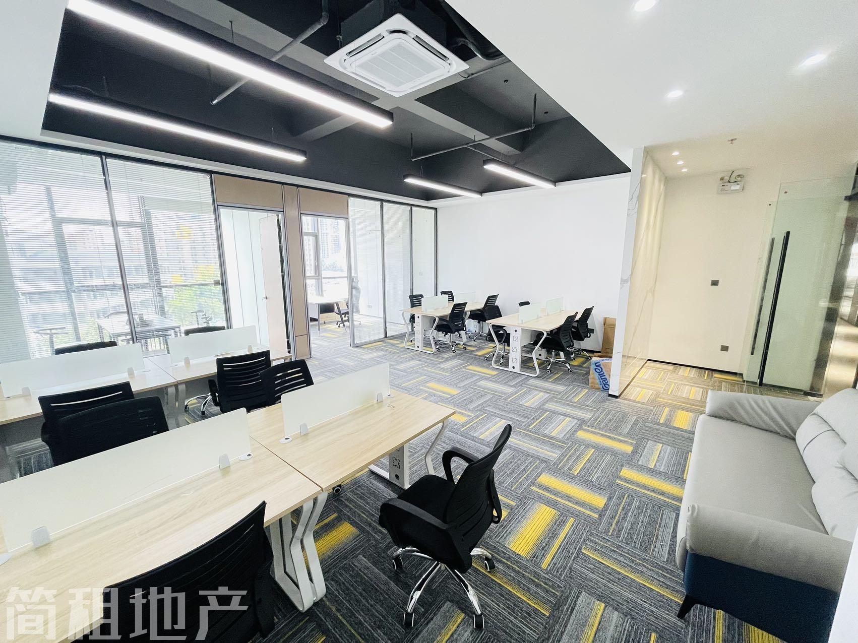 龙华6号线，元芬地铁口，鸿华智谷150平带家具出租