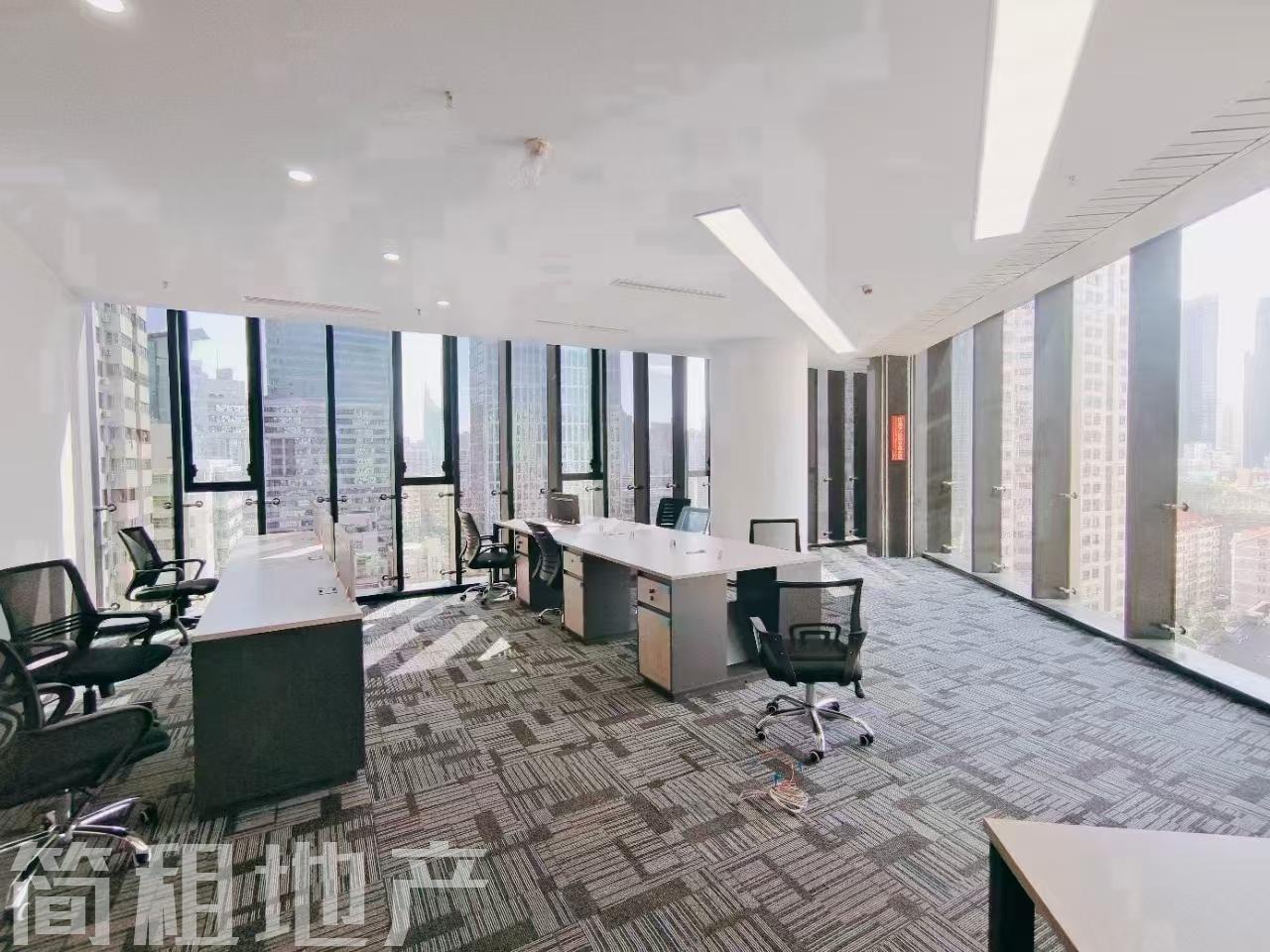 福田核心商务区 文博中心 精装648平 5+1格局 电梯口 双面采光 