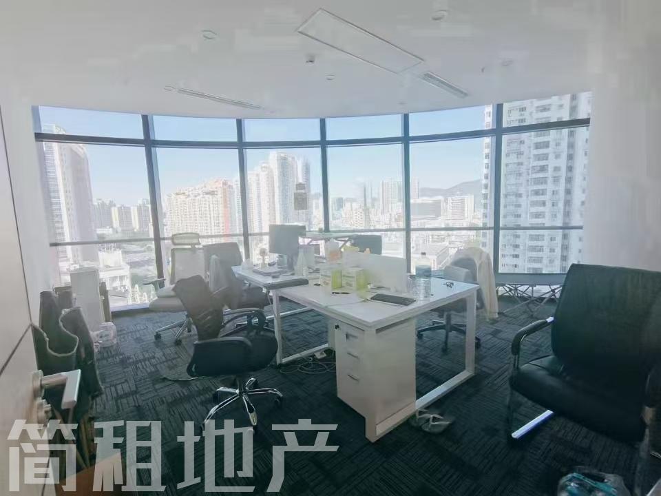福田核心商务区 文博中心 精装430平 4+1格局 双面采光