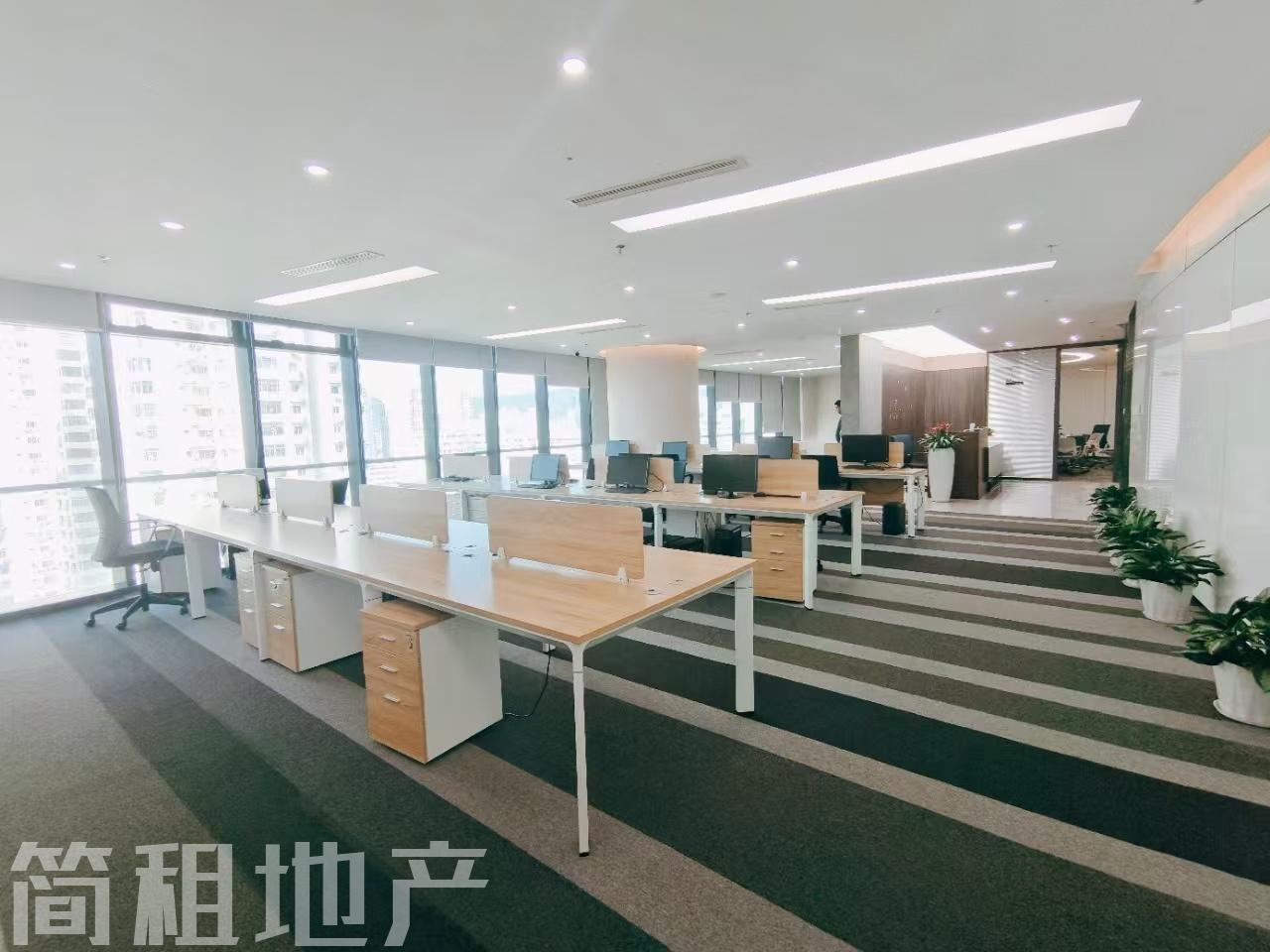 福田中心 文博中心 豪装890平 9+1格局 电梯口 带办公家私