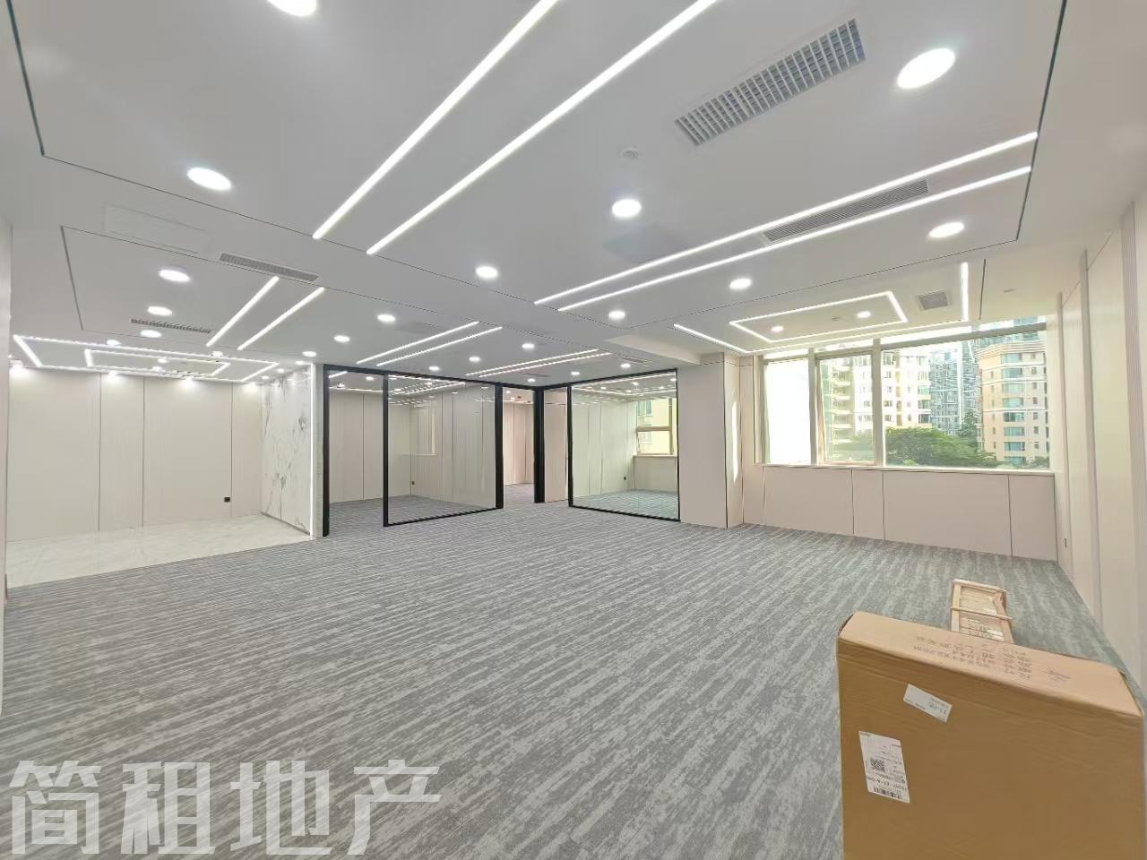 福田中心区 中海大厦 精装349平 3+1格局 电梯口 可配家私 拎包办公