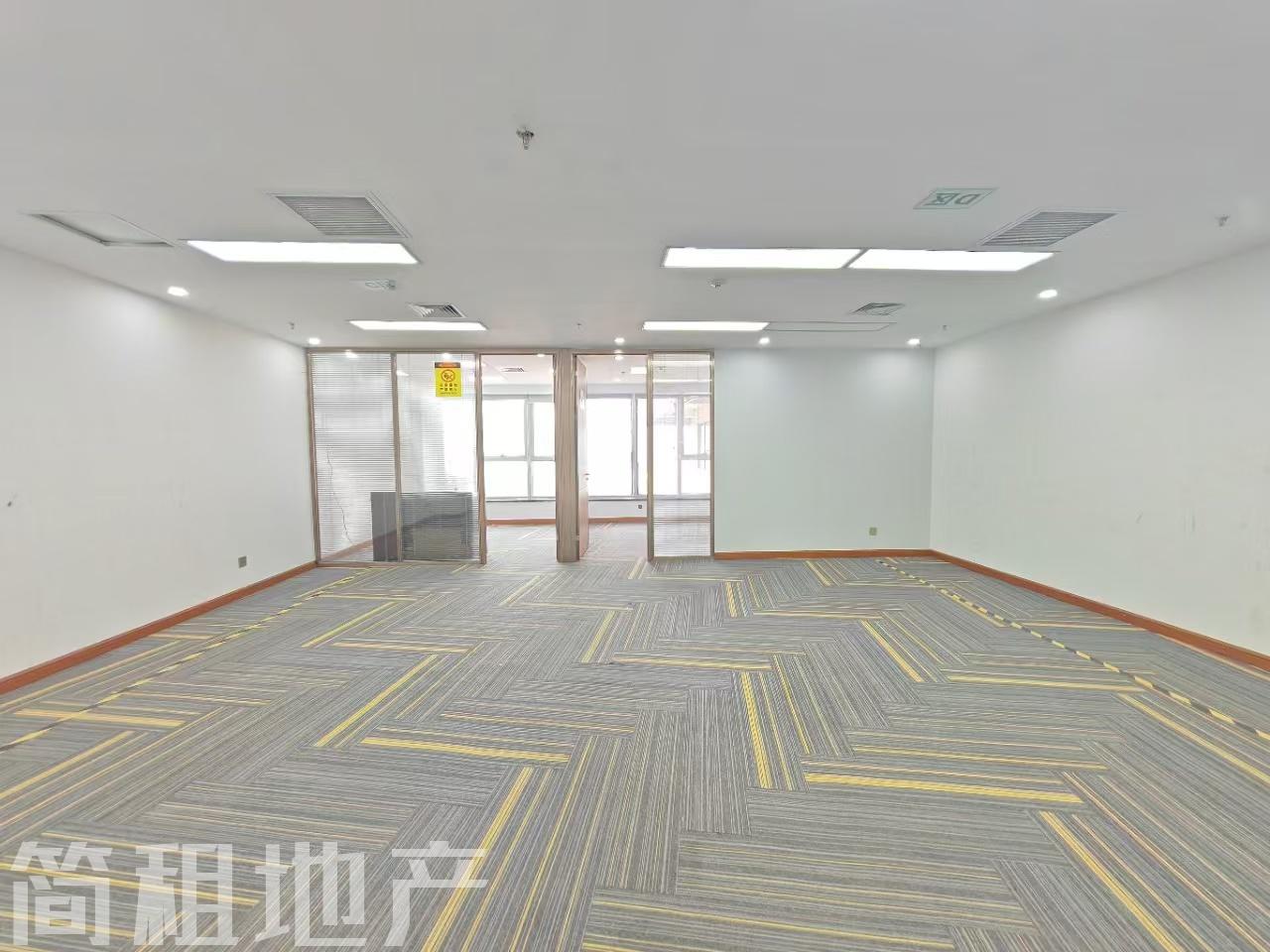 福田中心区 田面城市大厦 精装198平 2+1格局 落地窗玻璃