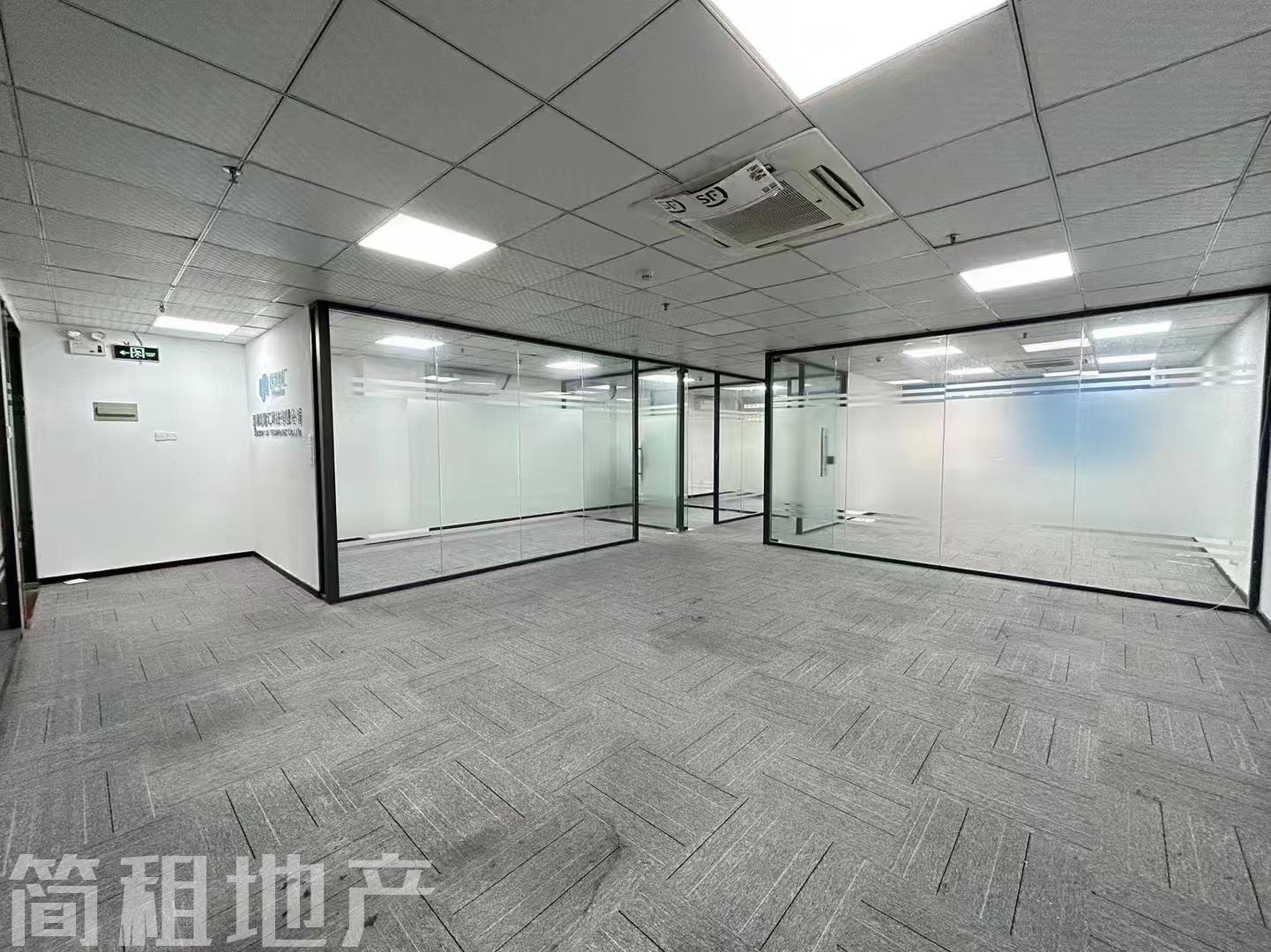 车公庙 天发大厦 精装252平 4+1格局 可配办公家私 拎包办公