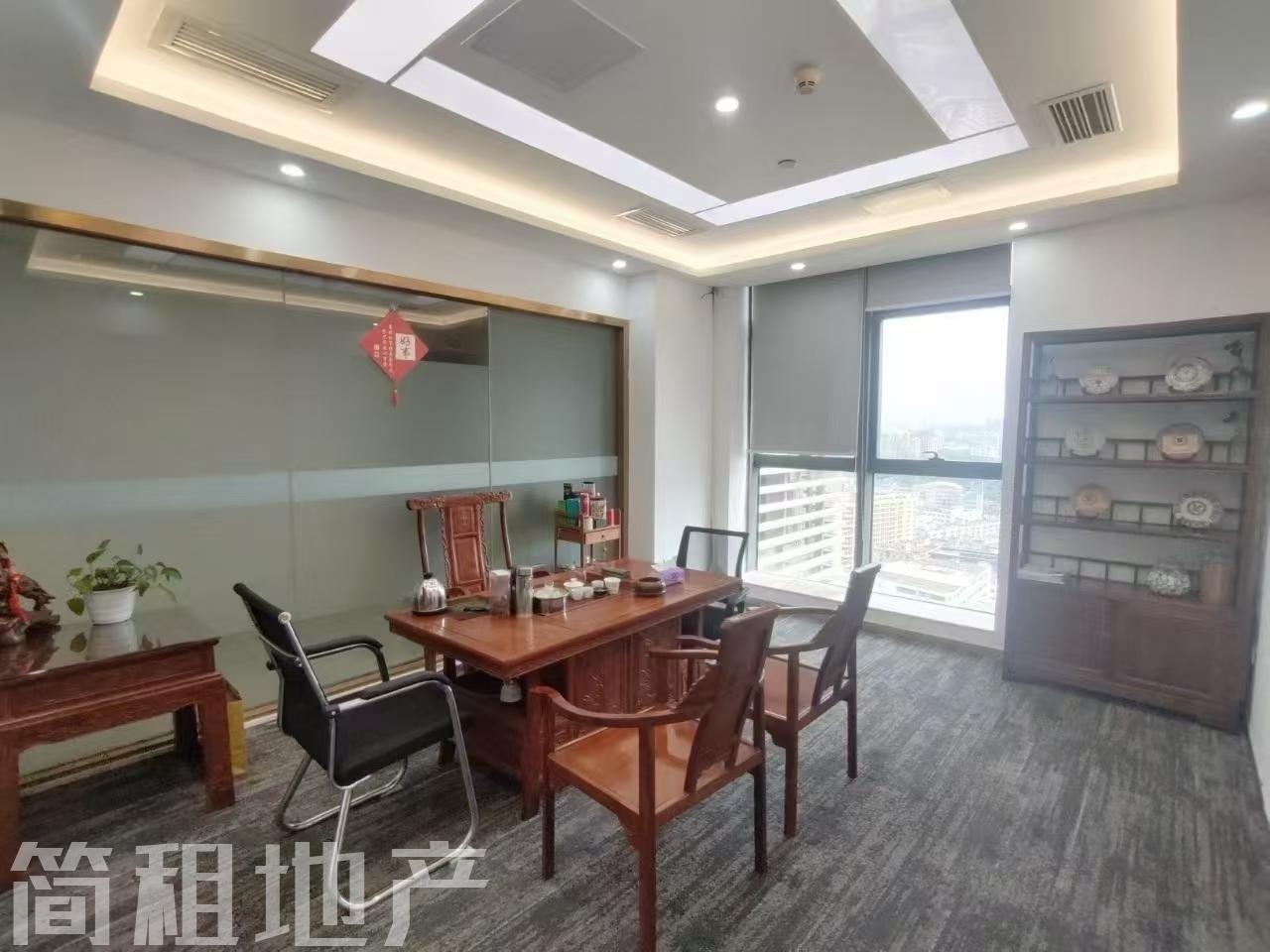 南山西丽 凯达尔大厦 精装290平 3+1 双面采光 全套家私