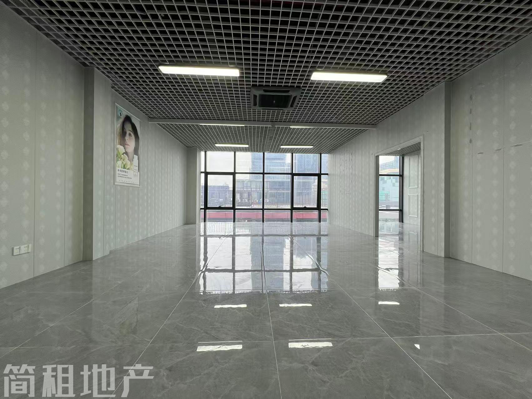 红岭北地铁口 多彩城大厦 精准514平 电梯口 落地窗 可分租