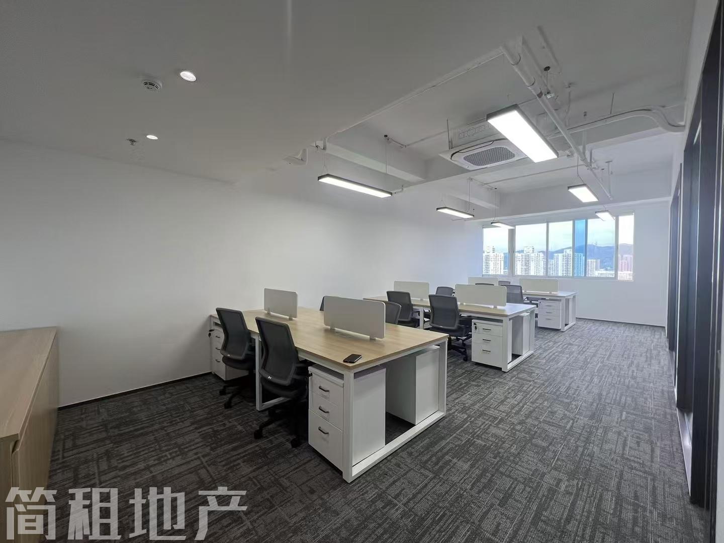福田 建艺大厦 精装182平 2+1格局 朝南 24小时空调 带家私