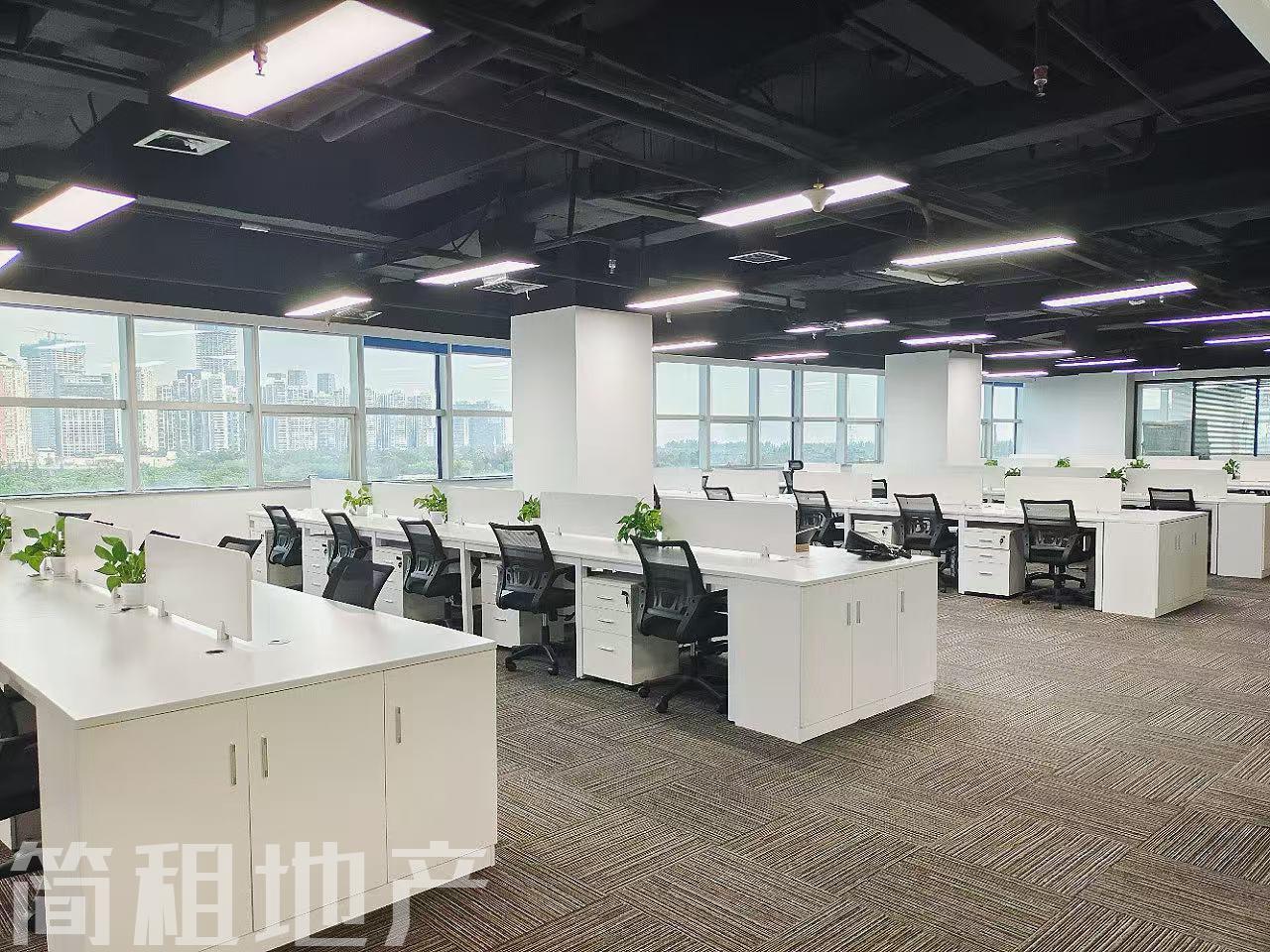 业主直租 曙光大厦 精装521平 5+1 带家私 东南看深圳湾海景 
