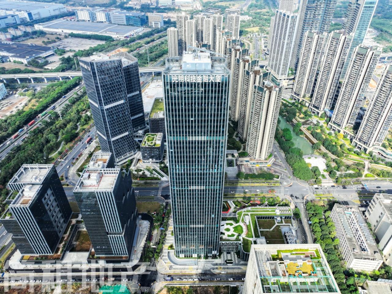 带补贴 一手直租 大小均有 光明科技金融大厦 唯一的区重点金融楼宇