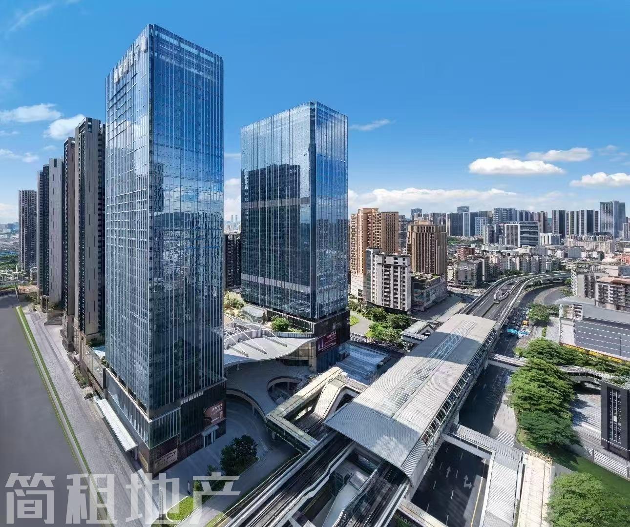 龙华清湖地铁口，盛龙时代广场B座，开发商直租定制装修150-2000平