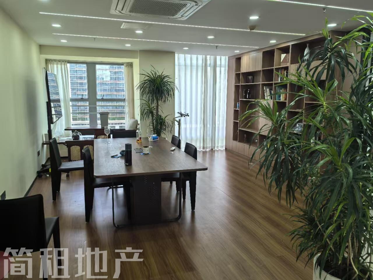 车公庙 杭钢富春商务大厦 精装176平 3+1 带家私 超大露台