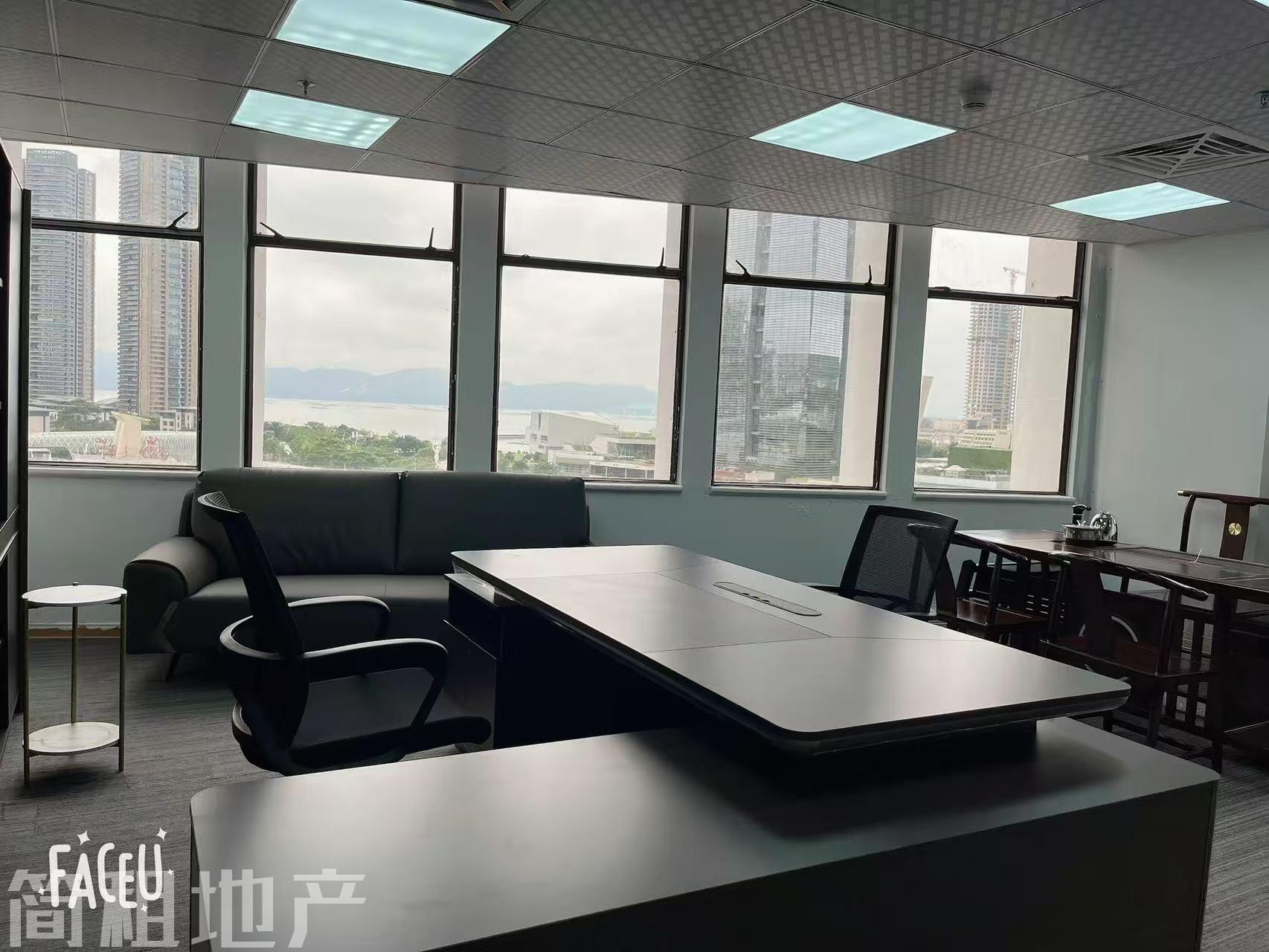 蛇口海上世界 金融中心 精装110平 带全套家私 拎包办公 看海景