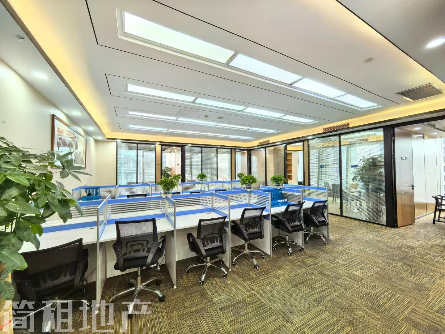 福田 京基滨河大厦 精装389平 5+1 东南双面采光 全套家私 