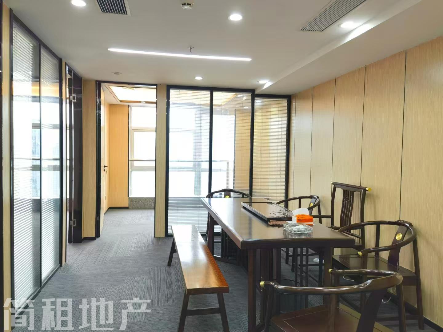 福田车公庙 创建大厦 精装160平 3+1 看香蜜湖 带家私