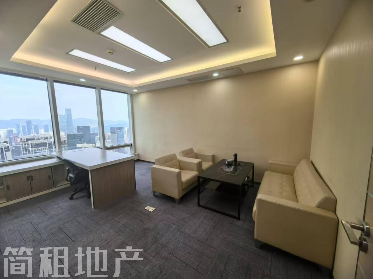 福田CBD 会展中心旁 财富大厦 精装191平 4+1 超高层 视野极好 电梯口 