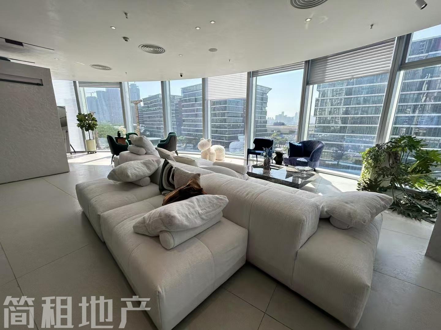 宝安中心区 会所豪装438平 5+1 全套家私 地铁口 拎包办公 