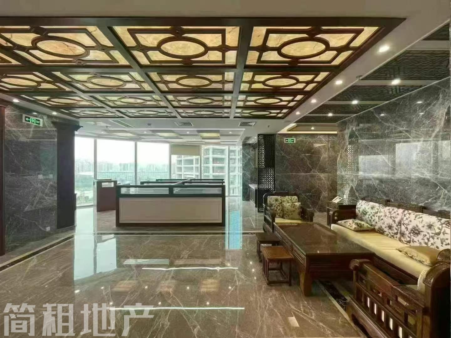宝中卓越时代广场 精装325平 8+1 全套家私 拎包入驻办公