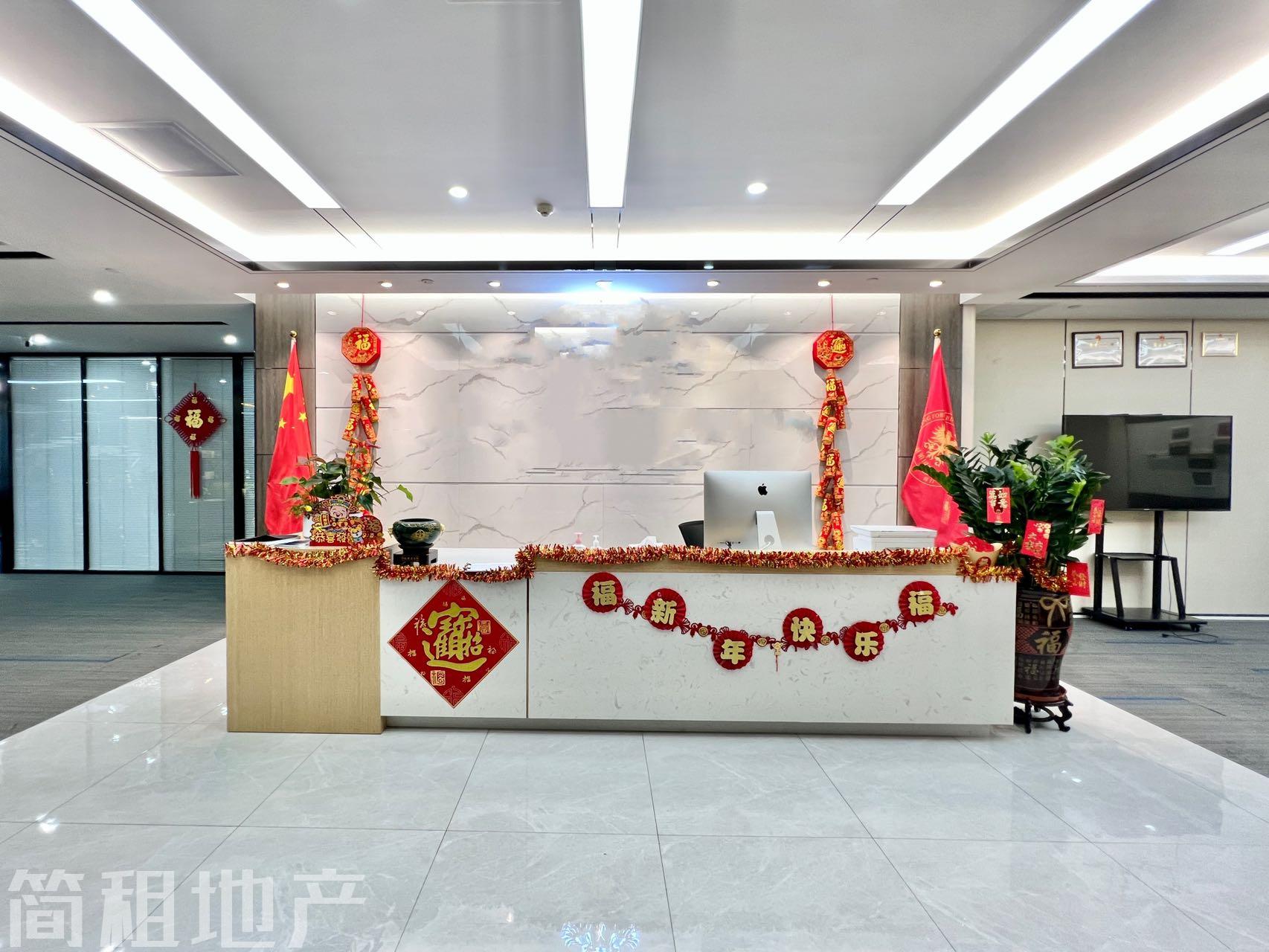 正电梯口 精装带家具 隔间多 采光好 金迪世纪大厦