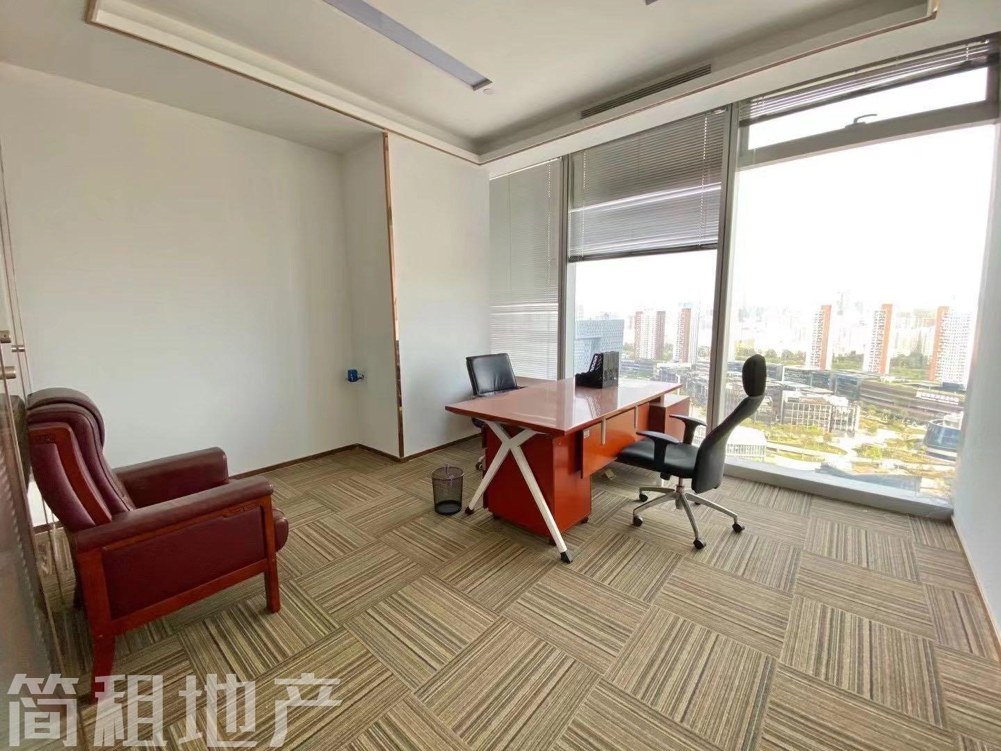 正电梯口 带家具 一手直租 房产证面积 卓越前海壹号 周边配套成熟_简租地产