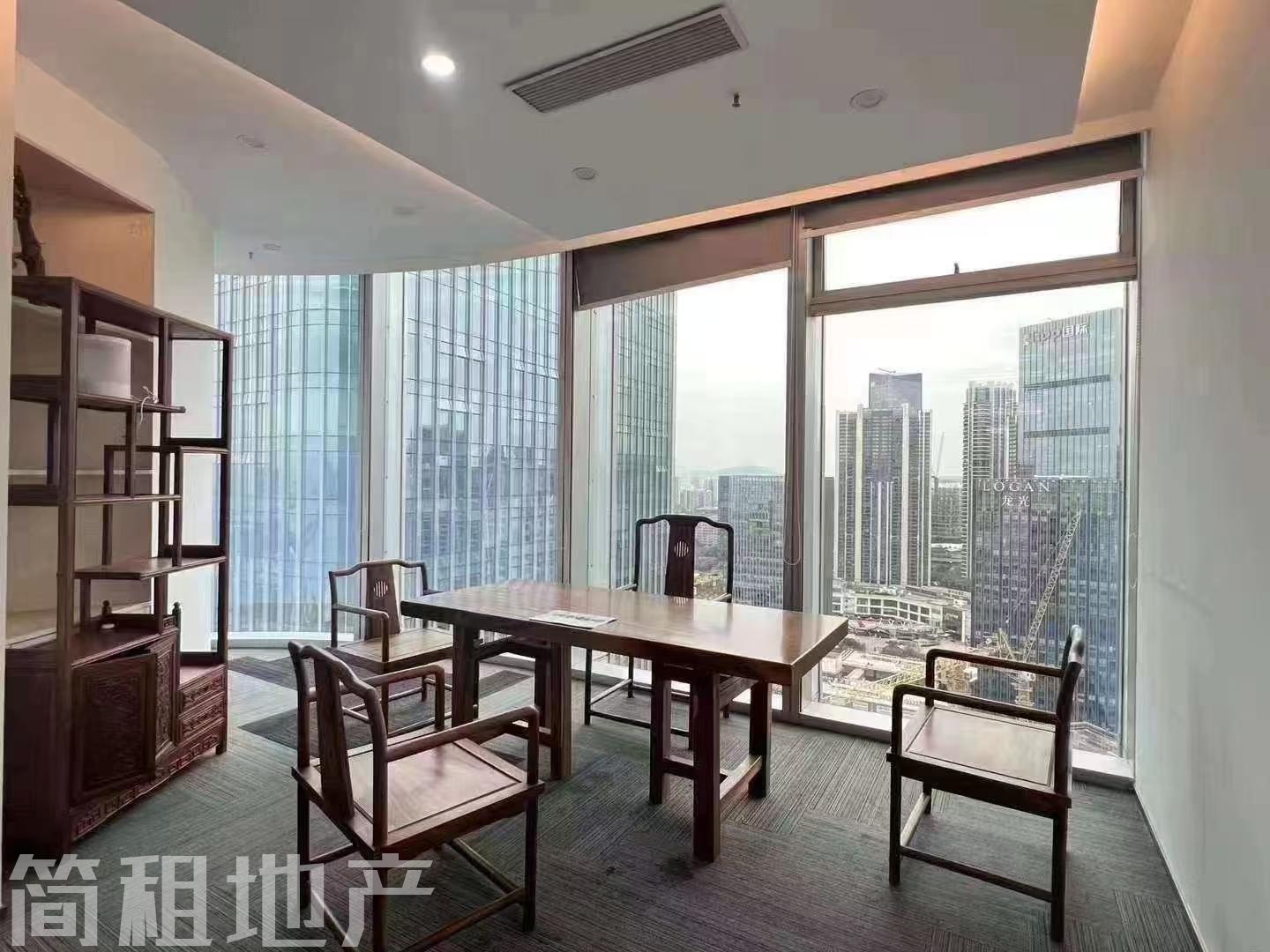 宝中卓越时代广场 精装380平 5+1 带家私 看海景 双面采光_简租地产