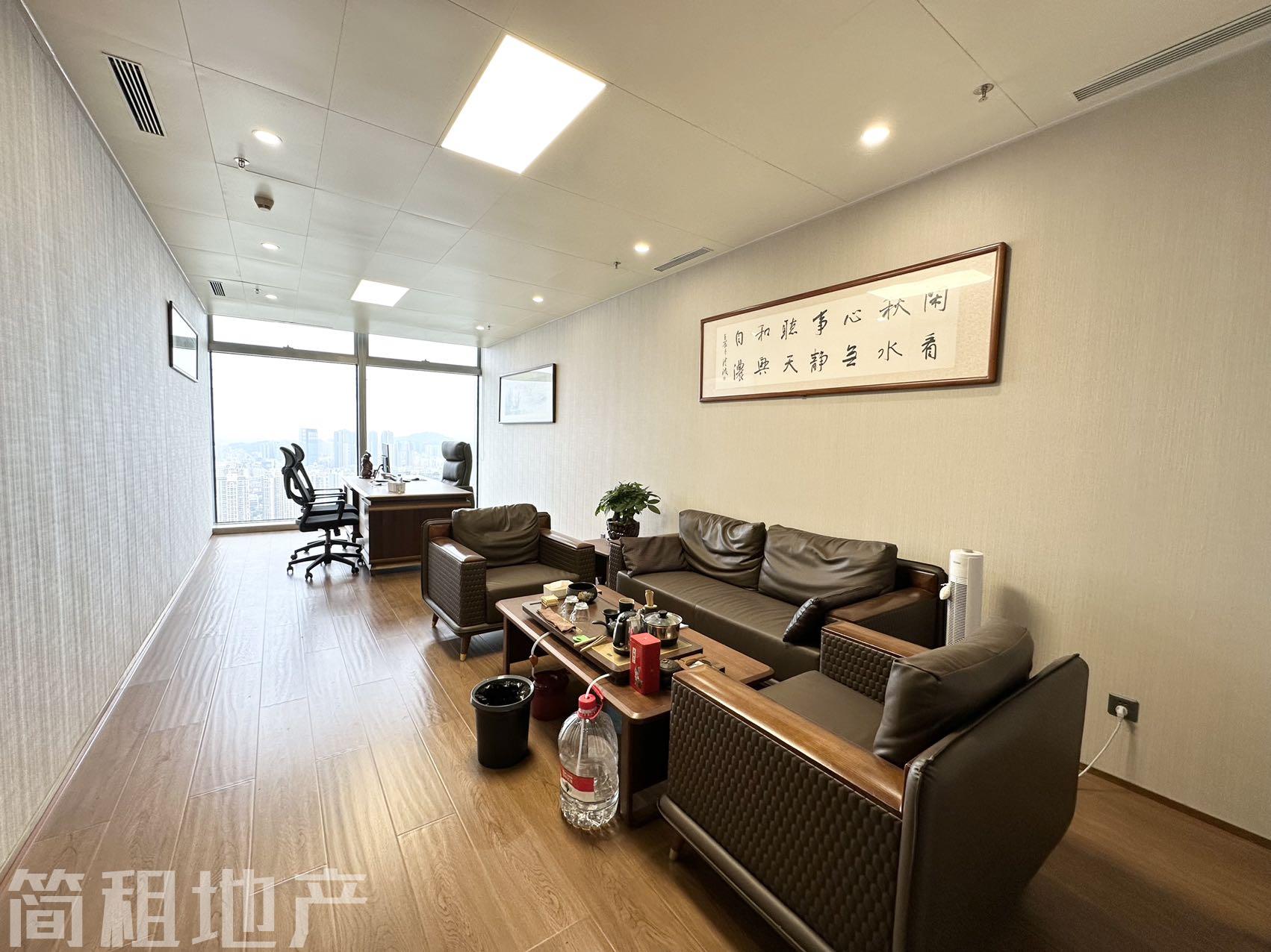 千万级豪装办公出租 壹方中心高层整层带全套家私_简租地产